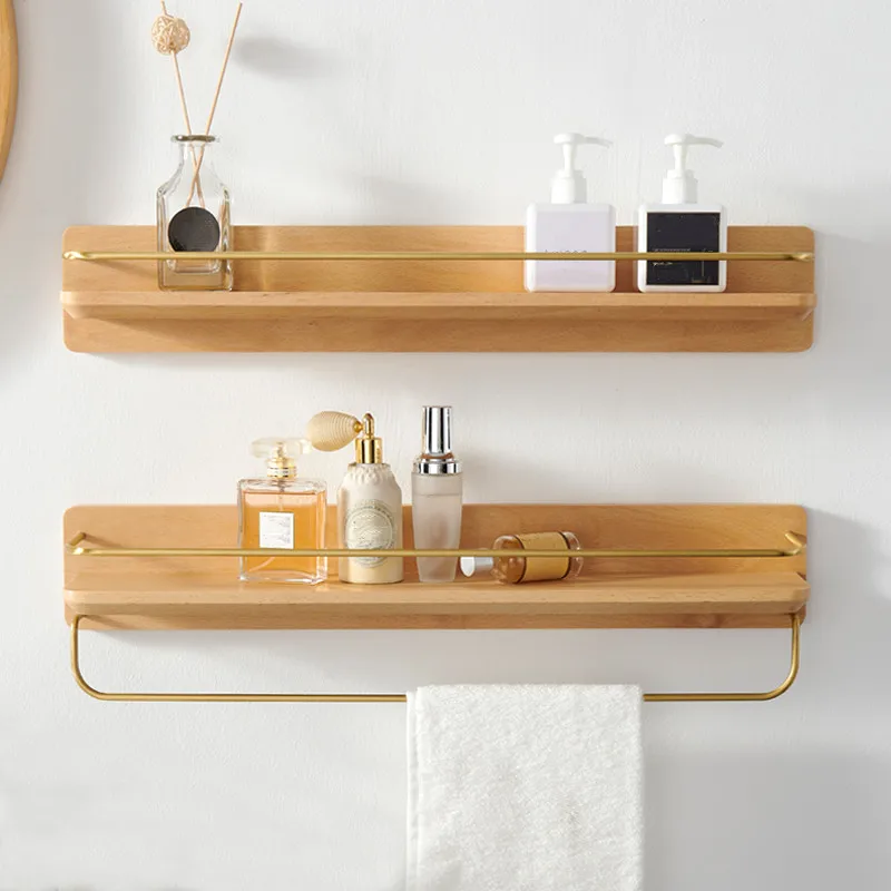 Storage Wall Home Bath Shelf Wooden Rack Bathroom Shelf Decoration Towel Rack Accessories Brass Bathroom Organazer Storage Hook
Storage Wall Home Bath Shelf Wooden Rack Bathroom Shelf Decoration Towel Rack Accessories Brass Bathroom Organazer Storage Hook