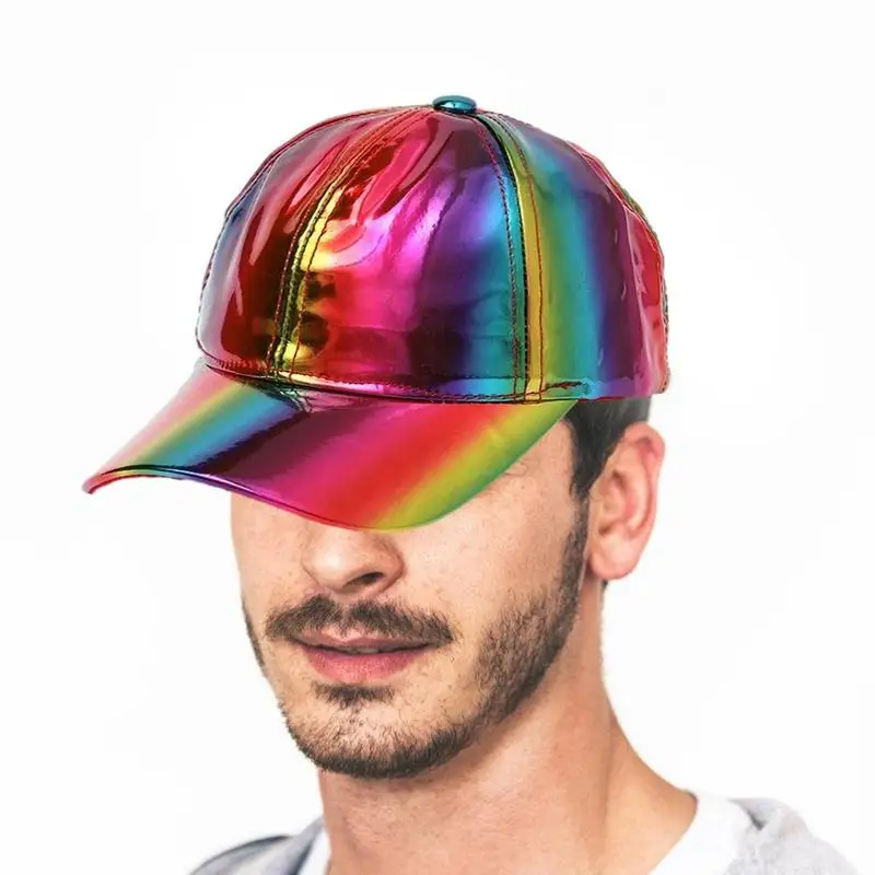 Rainbow Reflective Hip Hop Rave Hat Adjustable Hip Hop Flat Brim Fashion Flat-Brimmed Rock Caps Reflective Fashion Rave Cosplay
Rainbow Reflective Hip Hop Rave Hat Adjustable Hip Hop Flat Brim Fashion Flat-Brimmed Rock Caps Reflective Fashion Rave Cosplay