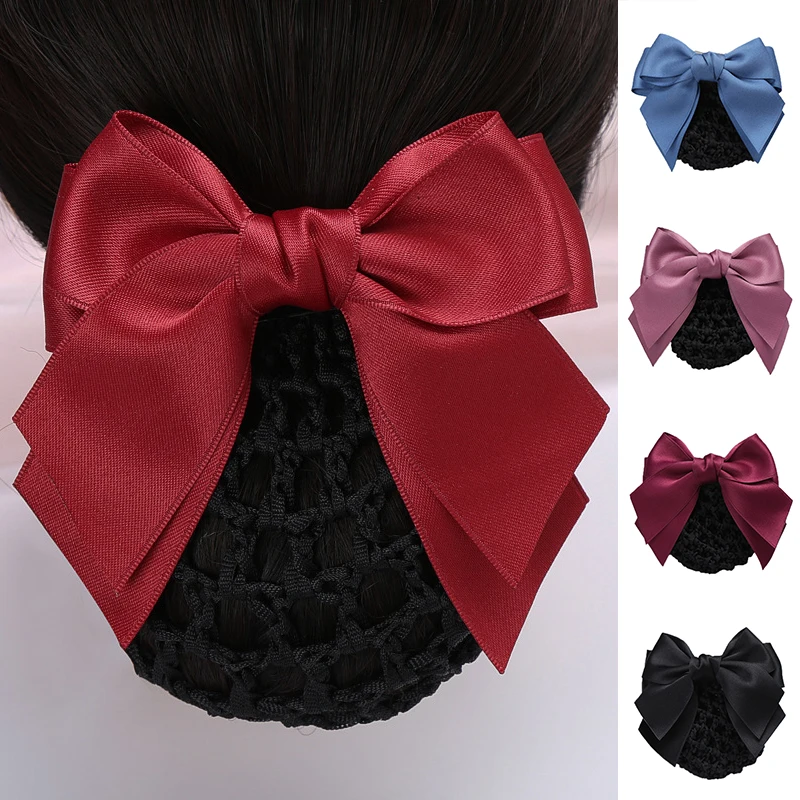 Handmade DIY Professional Bowknot Barrettes Hair Accessories Flight Attendant Bank Nurse Hair Net Hair Clip Hairnet Cover Net
Handmade DIY Professional Bowknot Barrettes Hair Accessories Flight Attendant Bank Nurse Hair Net Hair Clip Hairnet Cover Net