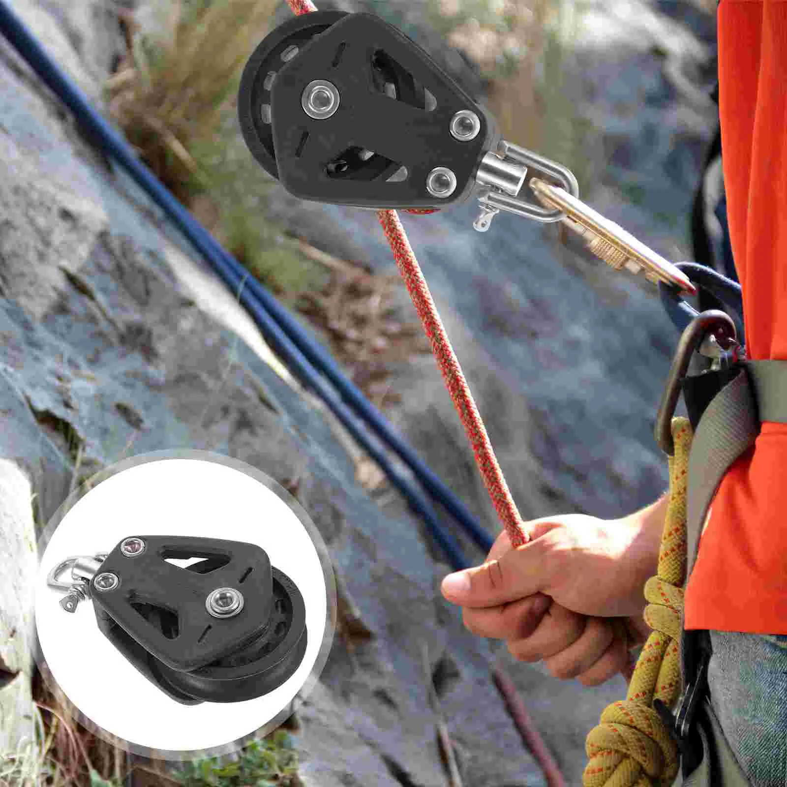Tools Sailing Pulley Swivel Sailboat Accessories Single Nylon Roller Wheel Lifting
Tools Sailing Pulley Swivel Sailboat Accessories Single Nylon Roller Wheel Lifting