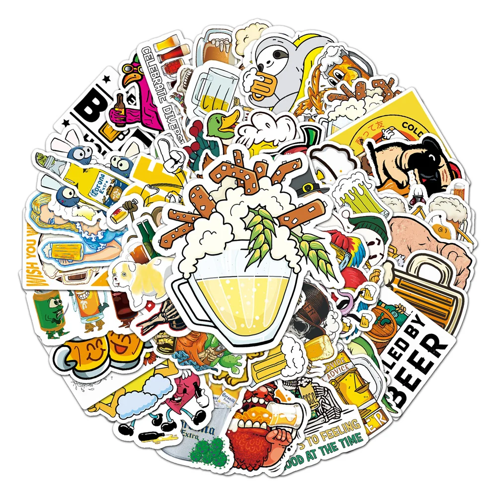 10/30/50PCS Cartoon Beer Graffiti Sticker for Luggage Laptop IPad Gift Phone Case Mug Motorcycle Waterproof Sticker Wholesale
10/30/50PCS Cartoon Beer Graffiti Sticker for Luggage Laptop IPad Gift Phone Case Mug Motorcycle Waterproof Sticker Wholesale