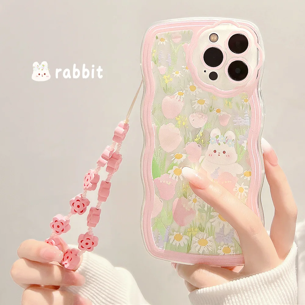 Cartoon painting, wreath rabbit+lanyard Phone Case For iphone 14 13 12 11 Pro Max X XR XSMAX 7 8 Plus SE TPU Case Cover
Cartoon painting, wreath rabbit+lanyard Phone Case For iphone 14 13 12 11 Pro Max X XR XSMAX 7 8 Plus SE TPU Case Cover