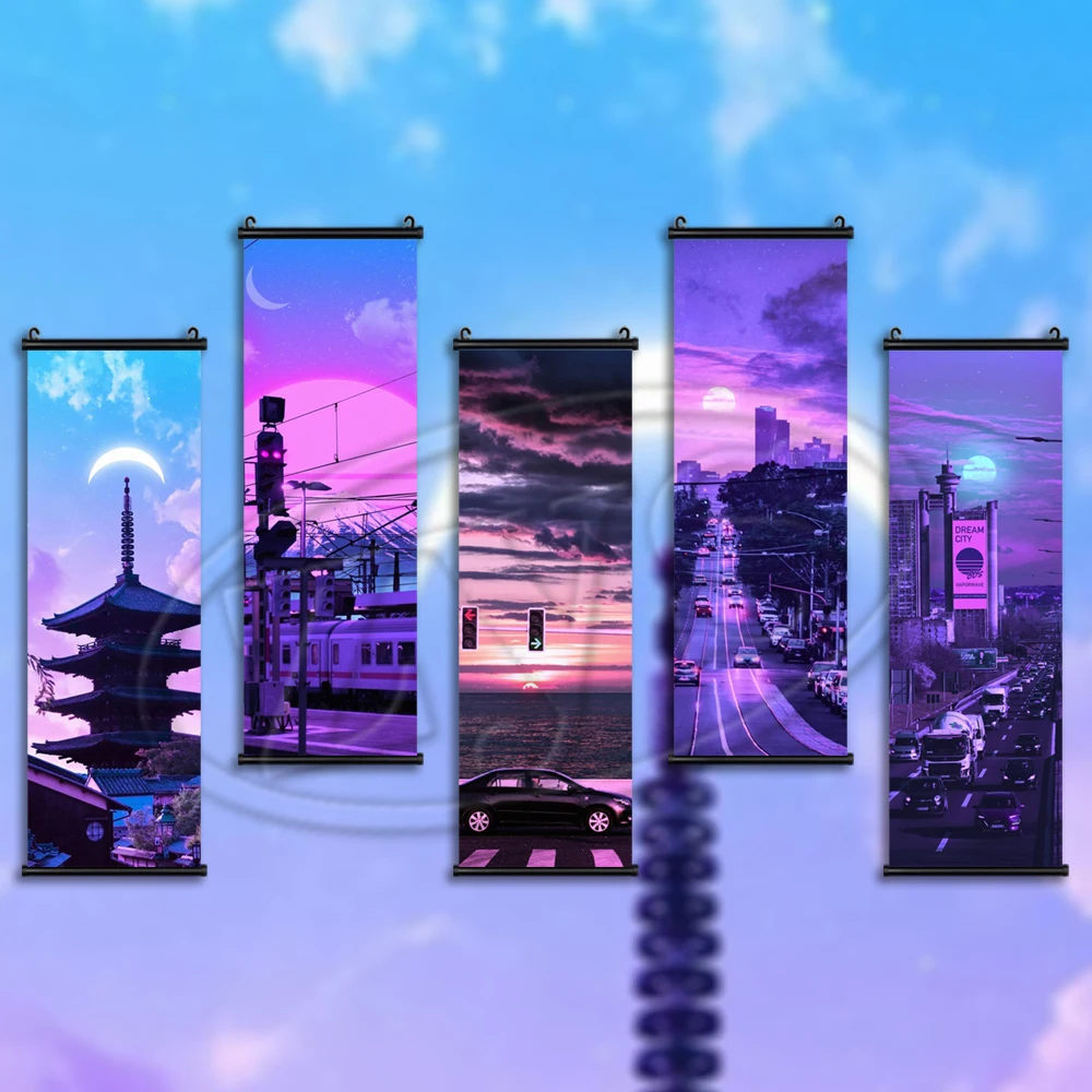 Prints Vaporwave Aesthetic Poster Art City Canvas Paintings Modern Mural Decoration Picture Hanging Scrolls Wall Home Cuadros
Prints Vaporwave Aesthetic Poster Art City Canvas Paintings Modern Mural Decoration Picture Hanging Scrolls Wall Home Cuadros