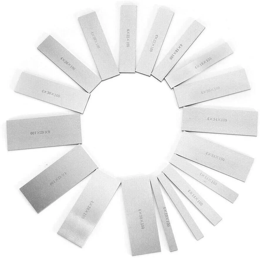 9 Pcs High-Precision Parallel Pad Gauge Block CNC Milling Pads Set 100mm Length Parallel Pad Machine And Lathe
9 Pcs High-Precision Parallel Pad Gauge Block CNC Milling Pads Set 100mm Length Parallel Pad Machine And Lathe