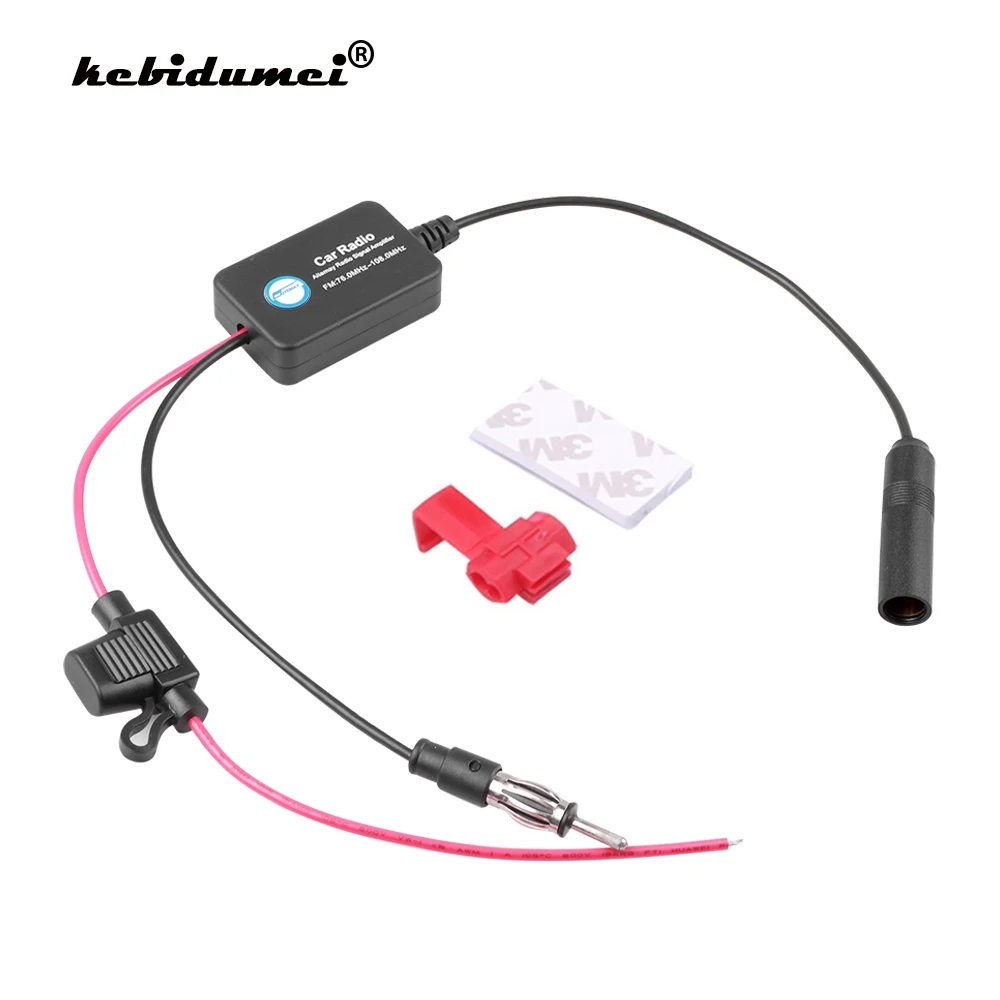 kebidumei 88-108MHz 12V Auto Car FM Radio Antenna Signal Amplifier Booster For Marine Car Vehicle FM Amplifier
kebidumei 88-108MHz 12V Auto Car FM Radio Antenna Signal Amplifier Booster For Marine Car Vehicle FM Amplifier