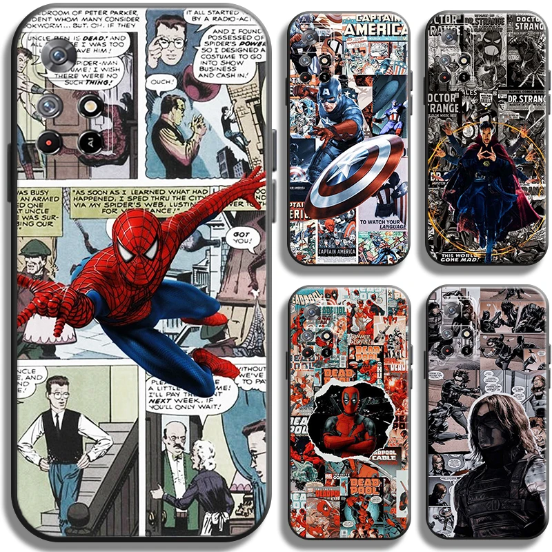 Captain America Spiderman Iron Man For Xiaomi Redmi Note 11 11T Pro 5G Phone Case TPU Full Protection Cover Coque Soft Black
Captain America Spiderman Iron Man For Xiaomi Redmi Note 11 11T Pro 5G Phone Case TPU Full Protection Cover Coque Soft Black