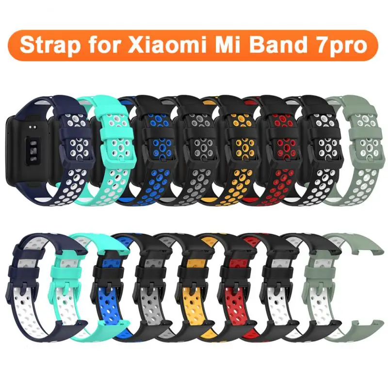 Sports Watch Band for Xiaomi Mi Band 7pro Silicone Blacelet Replacement Two-color Strap Wristband Strap for Xiaomi Mi Band 7pro
Sports Watch Band for Xiaomi Mi Band 7pro Silicone Blacelet Replacement Two-color Strap Wristband Strap for Xiaomi Mi Band 7pro