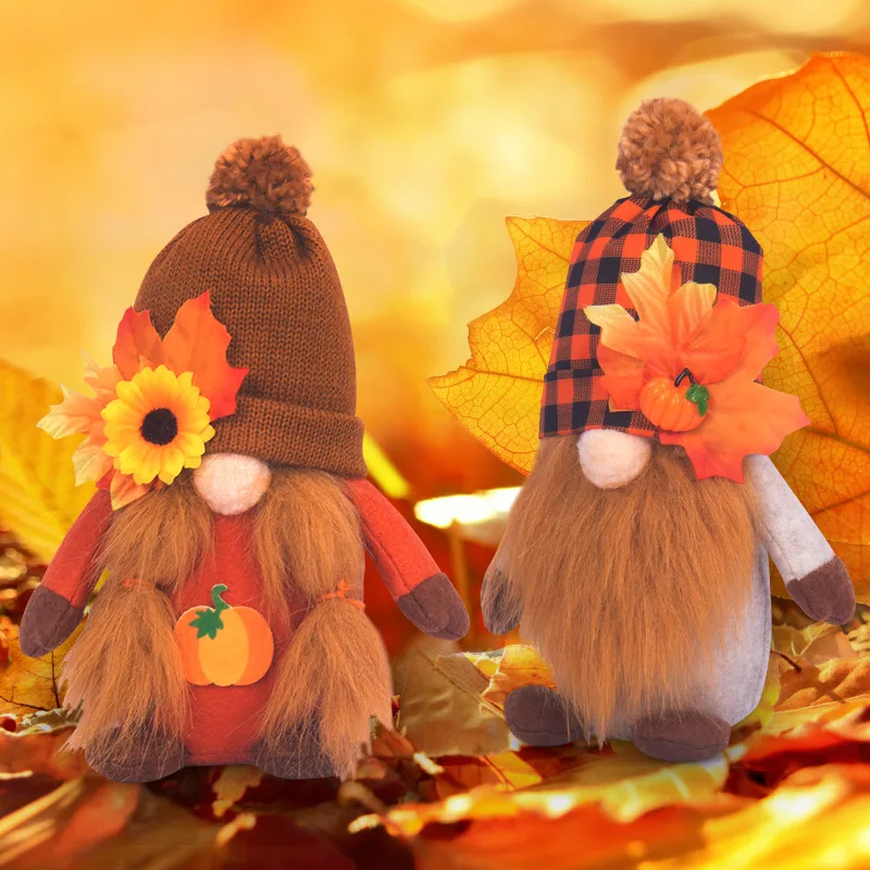 New Halloween Pumpkin Harvest Festival Maple Leaf Faceless Doll Gnome Thanksgiving Autumn Doll Ornament
New Halloween Pumpkin Harvest Festival Maple Leaf Faceless Doll Gnome Thanksgiving Autumn Doll Ornament