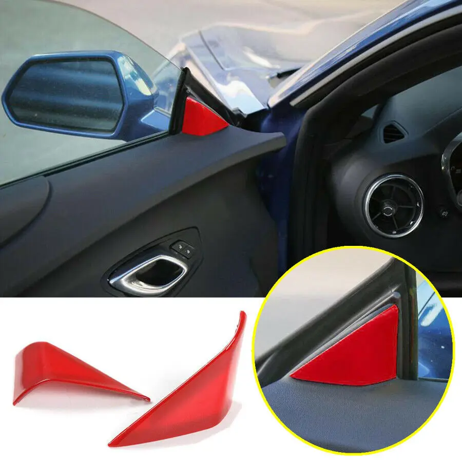 For Chevrolet Camaro 2017-2021 Red Interior A-Pillar Window Triangle Cover Trim
For Chevrolet Camaro 2017-2021 Red Interior A-Pillar Window Triangle Cover Trim