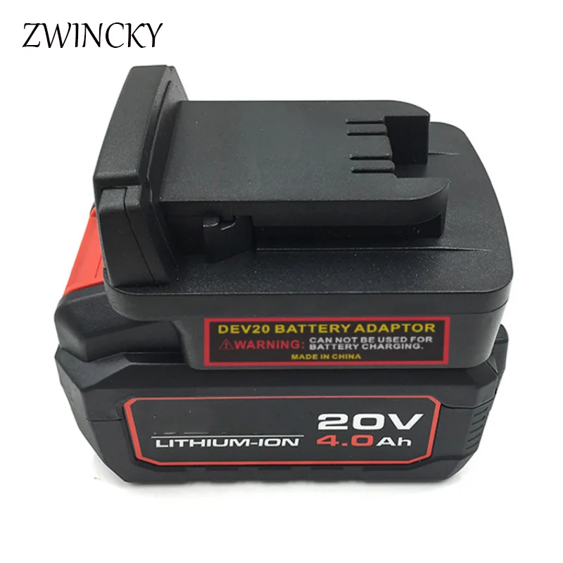 Адаптер ZWINCKY для аккумулятора Devon 20 в, преобразователь литий-ионных аккумуляторов для Milwaukee M 18 18 в, инструменты для литиевых аккумуляторов
Адаптер ZWINCKY для аккумулятора Devon 20 в, преобразователь литий-ионных аккумуляторов для Milwaukee M 18 18 в, инструменты для литиевых аккумуляторов