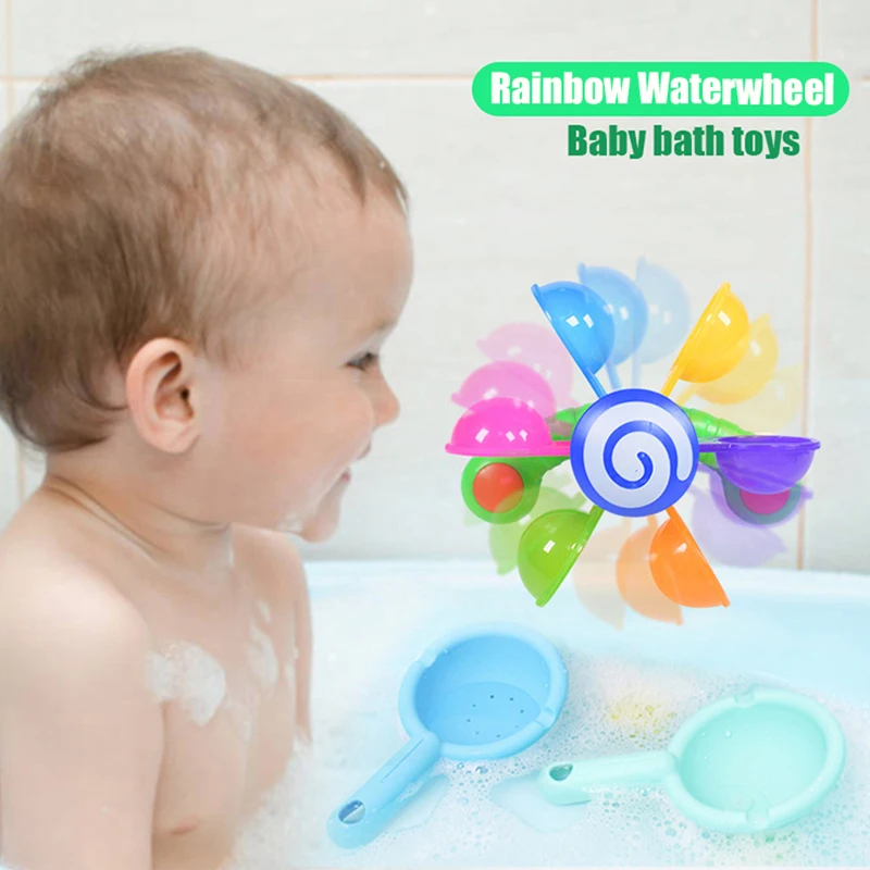 Baby Bath Toys Colorful Waterwheel Toy Bathing Sucker Bathtub Water Spray Play Set Kids Shower Sprinkler Toy For Children Gifts
Baby Bath Toys Colorful Waterwheel Toy Bathing Sucker Bathtub Water Spray Play Set Kids Shower Sprinkler Toy For Children Gifts