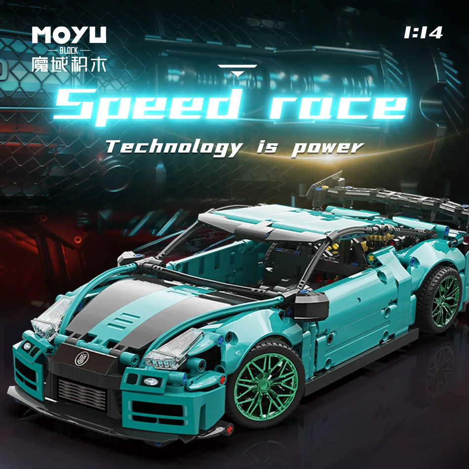 Конструктор MOYU technnissan GTR, суперспортивная модель автомобиля, строительные блоки, скоростные гонки, карстатические кирпичи, строительные игр...
Конструктор MOYU technnissan GTR, суперспортивная модель автомобиля, строительные блоки, скоростные гонки, карстатические кирпичи, строительные игр...