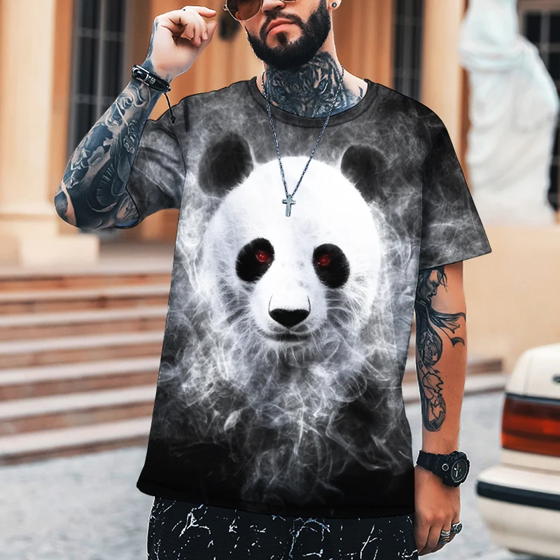 2022 2021 Summer New Style 100% Lycra Polyester T-shirt Men's Casual O-neck Top Panda Anime High-quality Men's T-shirt 5XL
2022 2021 Summer New Style 100% Lycra Polyester T-shirt Men's Casual O-neck Top Panda Anime High-quality Men's T-shirt 5XL
