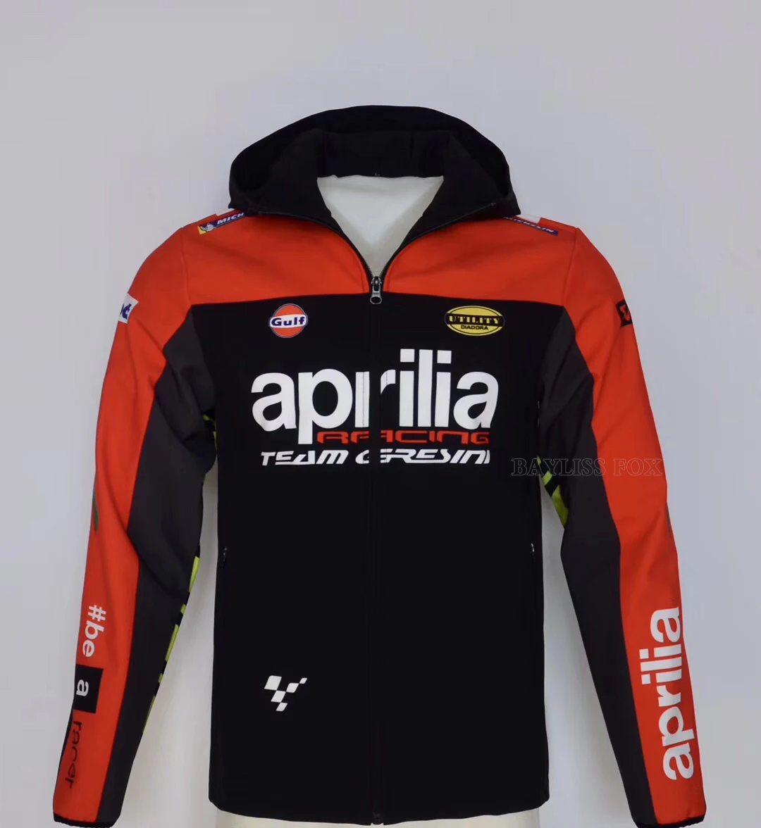 Новая мотоциклетная куртка Aprilia Для гоночной команды, мотоциклетная ветрозащитная толстовка с застежкой-молнией
Новая мотоциклетная куртка Aprilia Для гоночной команды, мотоциклетная ветрозащитная толстовка с застежкой-молнией