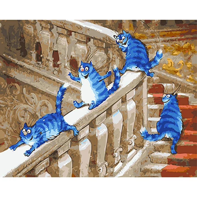 GATYZTORY Acrylic Painting by numbers PAINT KIT Markers by numbers Cat Number paiting Home decoration PAINTING DECOR
GATYZTORY Acrylic Painting by numbers PAINT KIT Markers by numbers Cat Number paiting Home decoration PAINTING DECOR