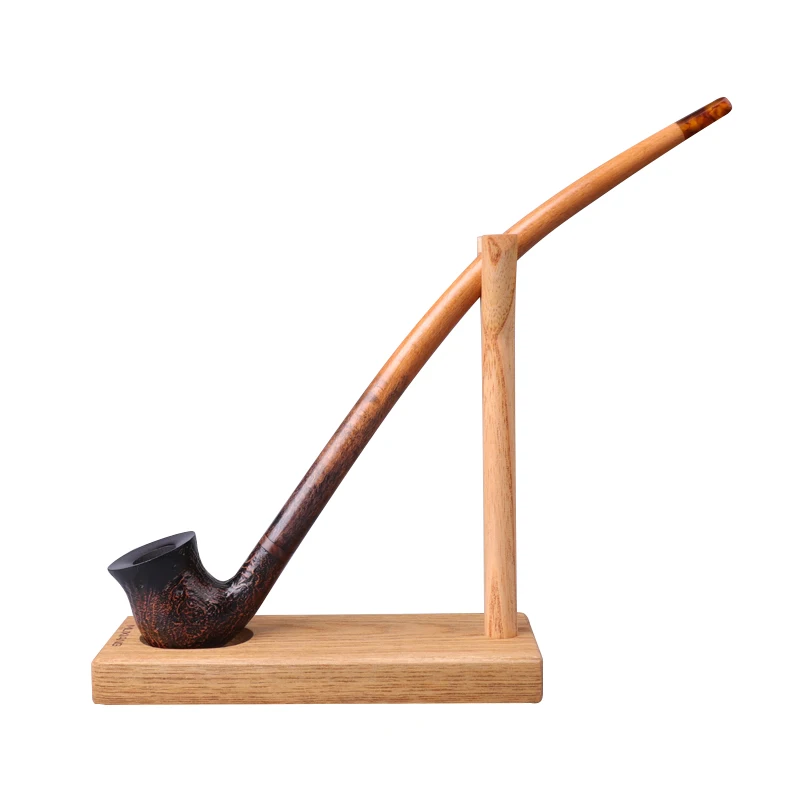 MUXIANG Tea Tree Pipe Holder Solid Wood Vertical Type Holder Long Handle Reading Pipe Holder Display 1 Position Smoking Fittings
MUXIANG Tea Tree Pipe Holder Solid Wood Vertical Type Holder Long Handle Reading Pipe Holder Display 1 Position Smoking Fittings