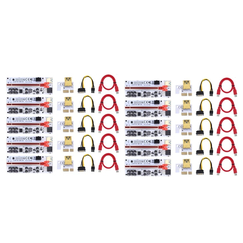 10 шт., Райзер VER012 USB 3,0 PCI-E, Райзер VER012MAX, экспресс-кабель Райзер для видеокарты X16, Райзер-карта PCI-E для майнинга
10 шт., Райзер VER012 USB 3,0 PCI-E, Райзер VER012MAX, экспресс-кабель Райзер для видеокарты X16, Райзер-карта PCI-E для майнинга