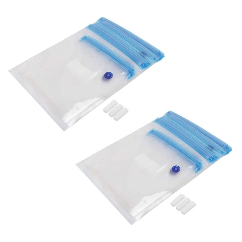30X Vacuum Food Sealer Bags,Reusable Sealed Bags With Sealing 4 Clips For Long-Time Storage Anova And Joule Cookers
30X Vacuum Food Sealer Bags,Reusable Sealed Bags With Sealing 4 Clips For Long-Time Storage Anova And Joule Cookers