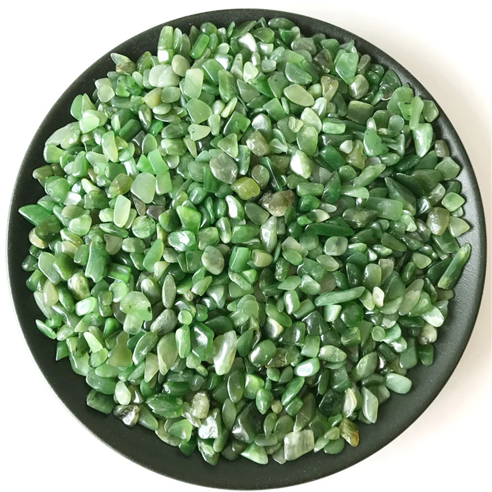 500g Natural Stone Gravel Green Jade Crystal Chip Mineral Tumbled Rock Quartz Specimen Gemstone Home Aquarium Decoration
500g Natural Stone Gravel Green Jade Crystal Chip Mineral Tumbled Rock Quartz Specimen Gemstone Home Aquarium Decoration