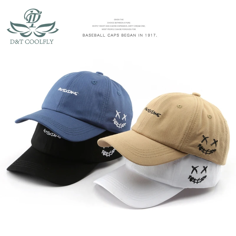 D&T 2022 New Fashion Cap Men Women Cotton Material Adjustable Trend Smile Logo Hiking Travel Style Sun Protection Casual Outdoor
D&T 2022 New Fashion Cap Men Women Cotton Material Adjustable Trend Smile Logo Hiking Travel Style Sun Protection Casual Outdoor