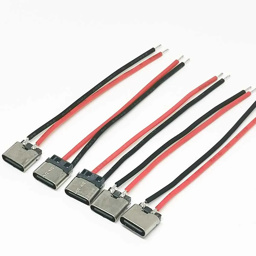 5PCS Micro USB JACK Type-C 2Pin 2P Welding Wire Female Connector 180 Degree For Mobile Phone Charging Port Charging Socket H6.5
5PCS Micro USB JACK Type-C 2Pin 2P Welding Wire Female Connector 180 Degree For Mobile Phone Charging Port Charging Socket H6.5