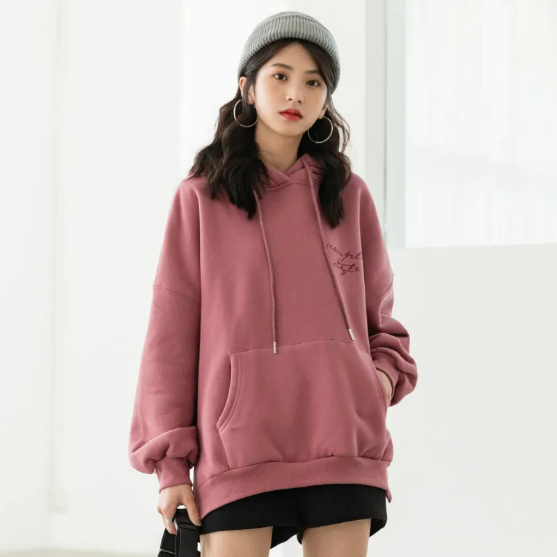Woman Letter Print Sweatshirt Hoodies Vintage Fleece Clothes 2021 Women Kawaii Solid Colors Korea Aesthetic Sweatshirt Pull Body
Woman Letter Print Sweatshirt Hoodies Vintage Fleece Clothes 2021 Women Kawaii Solid Colors Korea Aesthetic Sweatshirt Pull Body
