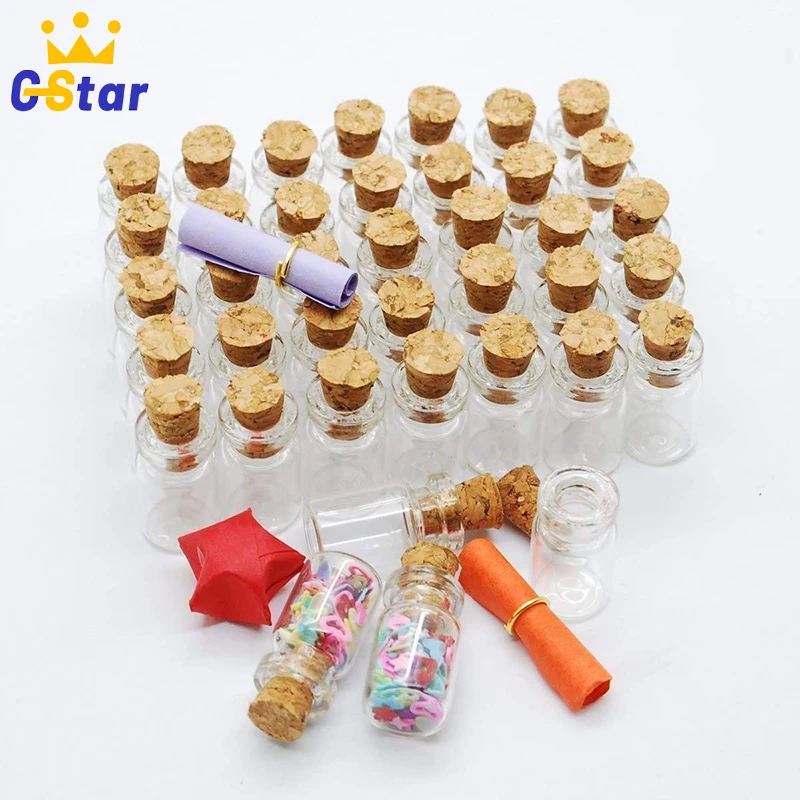10pcs Mini Wishing Bottles with Cork Stoppers DIY Craft Jewelry Tiny Glass Jars Storage Bottle Message Bottle for Wedding Favors
10pcs Mini Wishing Bottles with Cork Stoppers DIY Craft Jewelry Tiny Glass Jars Storage Bottle Message Bottle for Wedding Favors