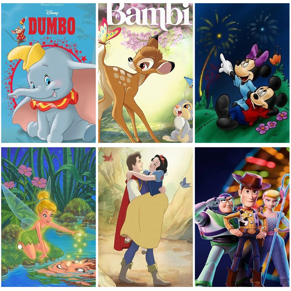 Disney Cartoon Princess DIY 5D Diamond Painting Stitch Mickey Full Drill Diamond Embroidery Mosaic Children's Home Decor Gift
Disney Cartoon Princess DIY 5D Diamond Painting Stitch Mickey Full Drill Diamond Embroidery Mosaic Children's Home Decor Gift