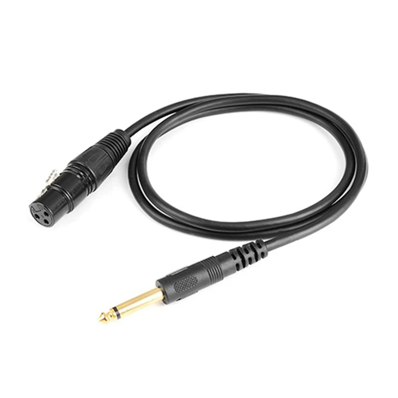 For Microphones Speakers Sound Consoles Amplifier 6.35mm/6.5mm Jack To XLR Cable Male To Female Professional Audio Cable
For Microphones Speakers Sound Consoles Amplifier 6.35mm/6.5mm Jack To XLR Cable Male To Female Professional Audio Cable