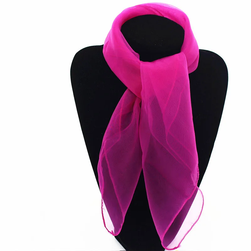 Woman Fashion Solid Scarf Girls Chiffon Square Scarf Beach Shawl Sunscreen Lady Neck Warmer Wrap Bandana Colorful for Girls
Woman Fashion Solid Scarf Girls Chiffon Square Scarf Beach Shawl Sunscreen Lady Neck Warmer Wrap Bandana Colorful for Girls