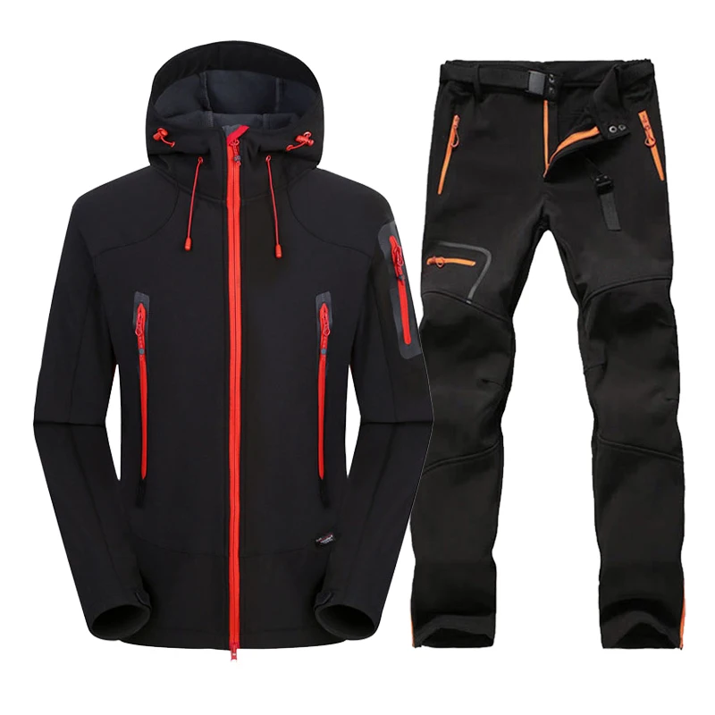 Men Winter Soft Shell Jacket +Pants Waterproof Warm Mountain Camping Hiking Jacket Outdoor Fleece Breathable Windbreaker Coat
Men Winter Soft Shell Jacket +Pants Waterproof Warm Mountain Camping Hiking Jacket Outdoor Fleece Breathable Windbreaker Coat