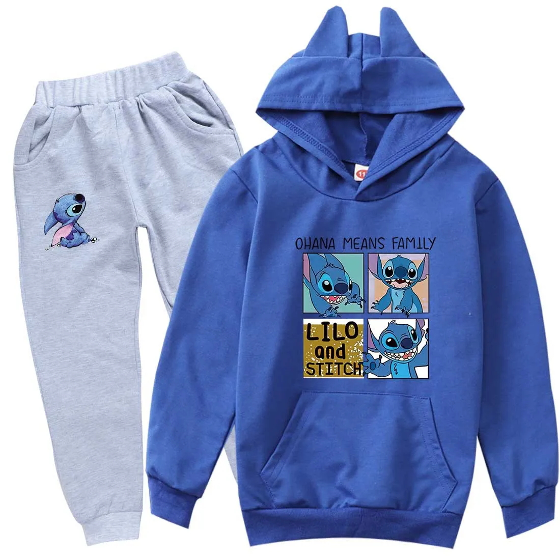Girls Disney Stitch Print Spring Autumn Sweatshirt+Pants Kids Clothing Suits Cartoon Sets Children Boys Sports Tracksuits
Girls Disney Stitch Print Spring Autumn Sweatshirt+Pants Kids Clothing Suits Cartoon Sets Children Boys Sports Tracksuits