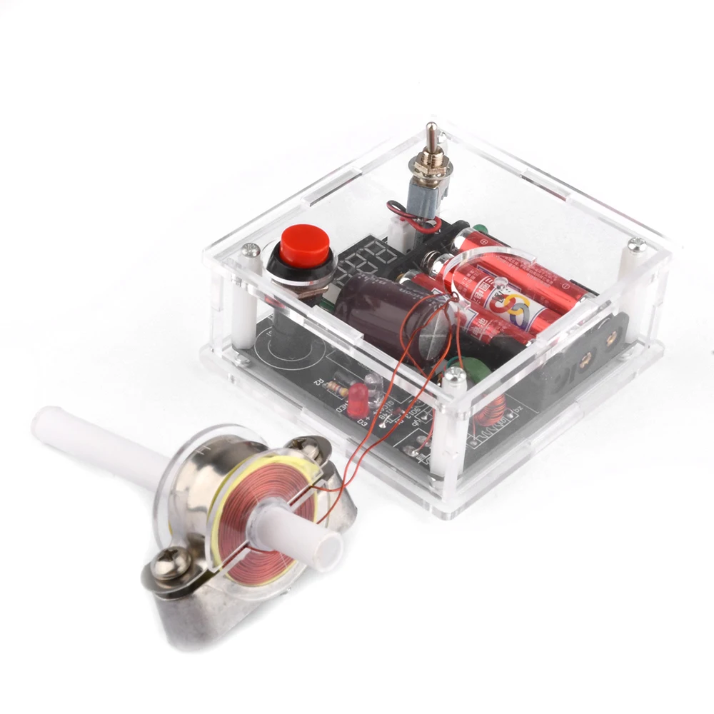 Electromagnetic gun diy kit electronic production science education electromagnetic gun experimental model coil gun with case
Electromagnetic gun diy kit electronic production science education electromagnetic gun experimental model coil gun with case