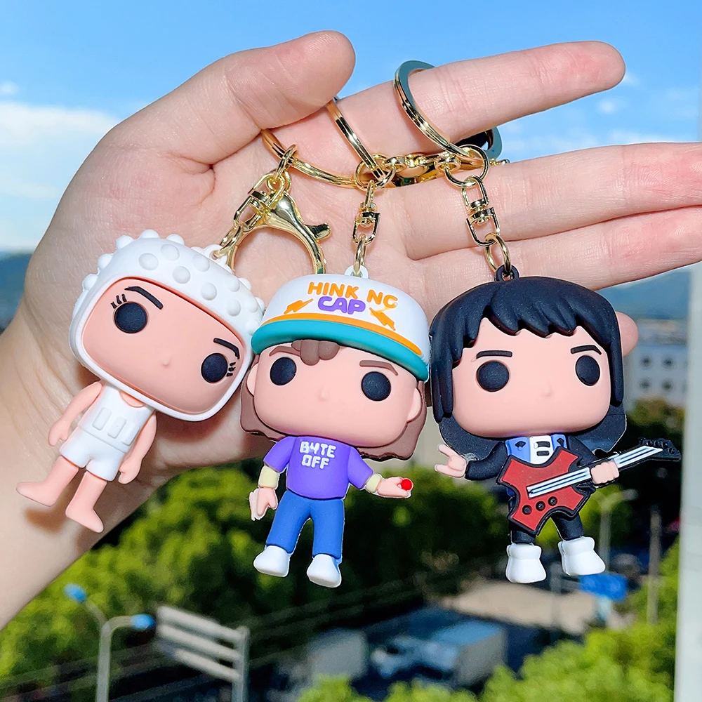 Stranger Things Keychain Eleven Action Figure TV Show Collection Toys for Backpack Pendant Keyrings Car Key Holder
Stranger Things Keychain Eleven Action Figure TV Show Collection Toys for Backpack Pendant Keyrings Car Key Holder