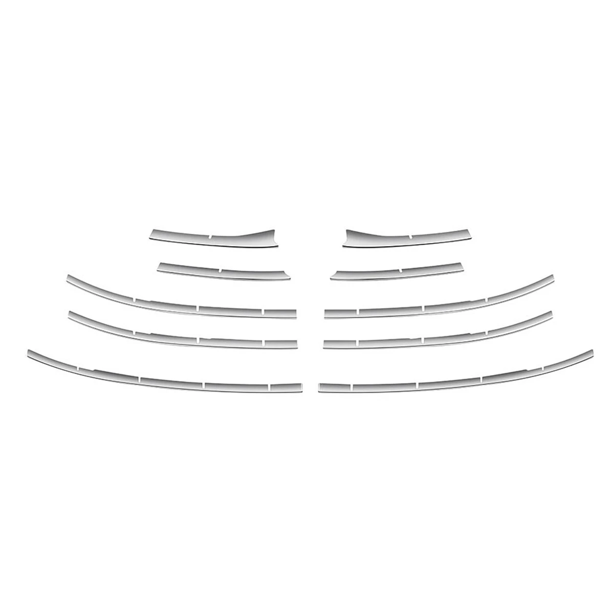 8Pcs for Toyota AQUA 2021 2022 Chrome Front Bumper Mesh Center Grille Grill Moulding Strips Cover Trim Styling
8Pcs for Toyota AQUA 2021 2022 Chrome Front Bumper Mesh Center Grille Grill Moulding Strips Cover Trim Styling