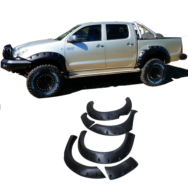 Mudguards Fender Flares Wheel Arch For Toyota Hilux Vigo 2005 2006 2007 2008 2009 2010 2011 Double Cabin 
Mudguards Fender Flares Wheel Arch For Toyota Hilux Vigo 2005 2006 2007 2008 2009 2010 2011 Double Cabin