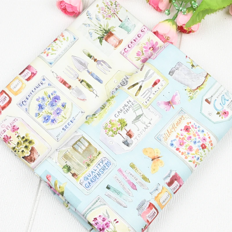 100% Cotton Oxford Fabric With Garden Flower Grass Print, Handmade DIY Bag Pillow Jacket Sewing Tissue CR-1807
100% Cotton Oxford Fabric With Garden Flower Grass Print, Handmade DIY Bag Pillow Jacket Sewing Tissue CR-1807