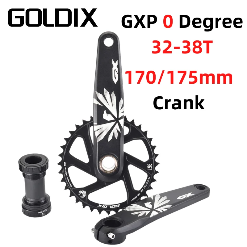 GOLDIX GX MTB велосипедный Кривошип 170/175 мм GXP Кривошип 0 градусов 32/34/36/38T Алюминиевый сплав усилитель Кривошип велосипедные детали для Shimano
GOLDIX GX MTB велосипедный Кривошип 170/175 мм GXP Кривошип 0 градусов 32/34/36/38T Алюминиевый сплав усилитель Кривошип велосипедные детали для Shimano