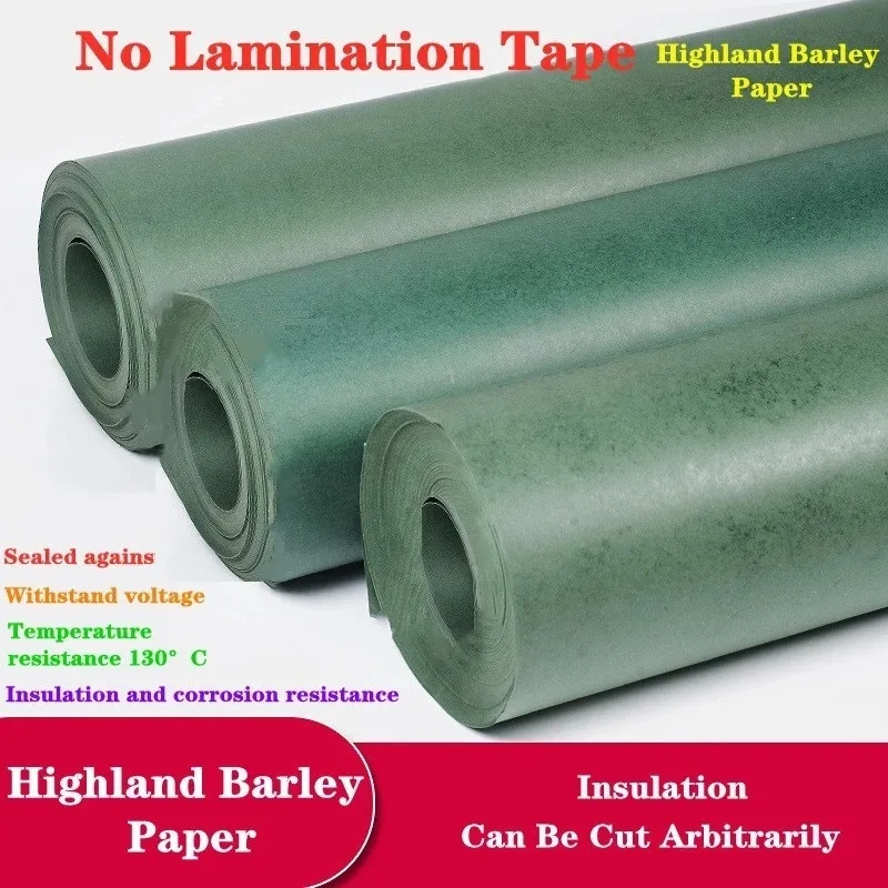 Non-sticky Barley Paper Motor Repair High Temperature 18650 Lithium Battery Insulation Paper Gasket 50cmx1m
Non-sticky Barley Paper Motor Repair High Temperature 18650 Lithium Battery Insulation Paper Gasket 50cmx1m