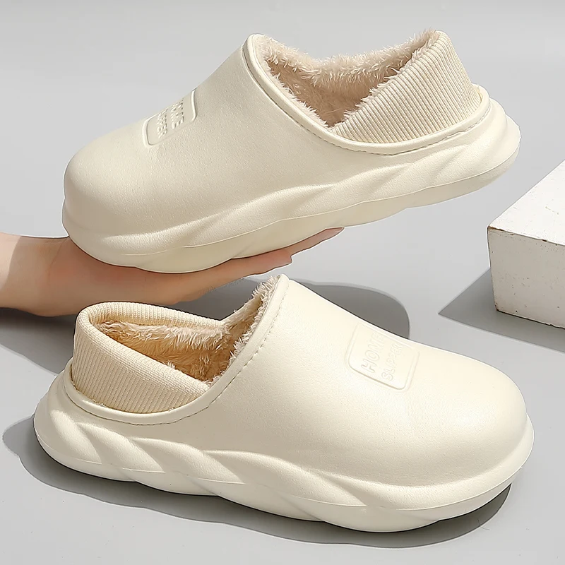Winter Warm Women Men Waterproof Plush FLat Cotton slippers Indoor Slippers Furry Home Thick Platform Non-slip Ladies Shoes
Winter Warm Women Men Waterproof Plush FLat Cotton slippers Indoor Slippers Furry Home Thick Platform Non-slip Ladies Shoes