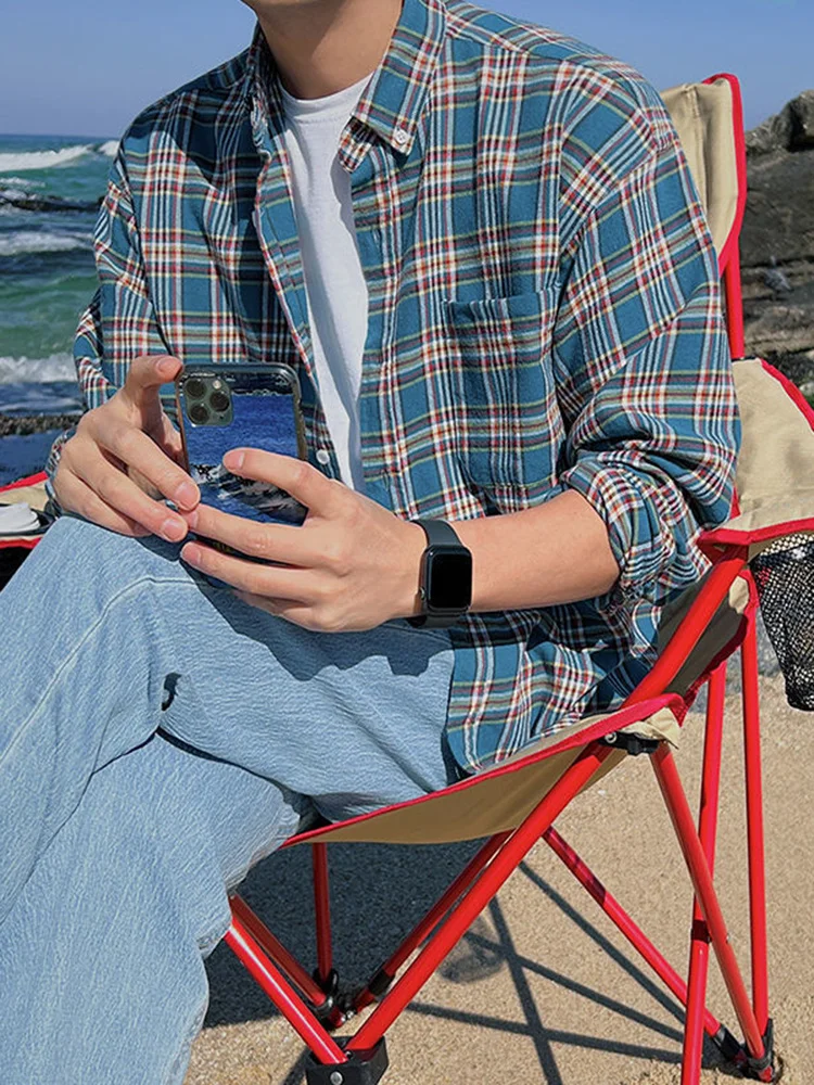 Sleeved Shirt Men's Long Autumn Korean Loose Fashion Plaid Versatile 2023 Casual Turn-down Collar Male Tops 2A5572
Sleeved Shirt Men's Long Autumn Korean Loose Fashion Plaid Versatile 2023 Casual Turn-down Collar Male Tops 2A5572
