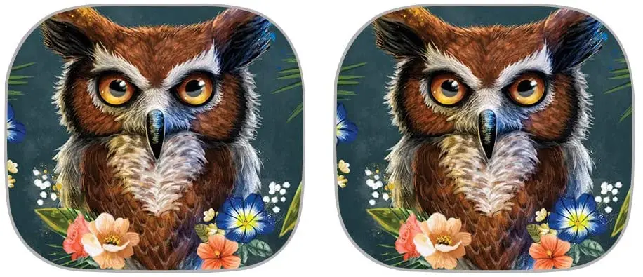 Cute Owl Pattern Car Universal Sun Protector Reflect UV Rays Fit Truck Sedan Damage Free 2 Pack Sun Visor
Cute Owl Pattern Car Universal Sun Protector Reflect UV Rays Fit Truck Sedan Damage Free 2 Pack Sun Visor
