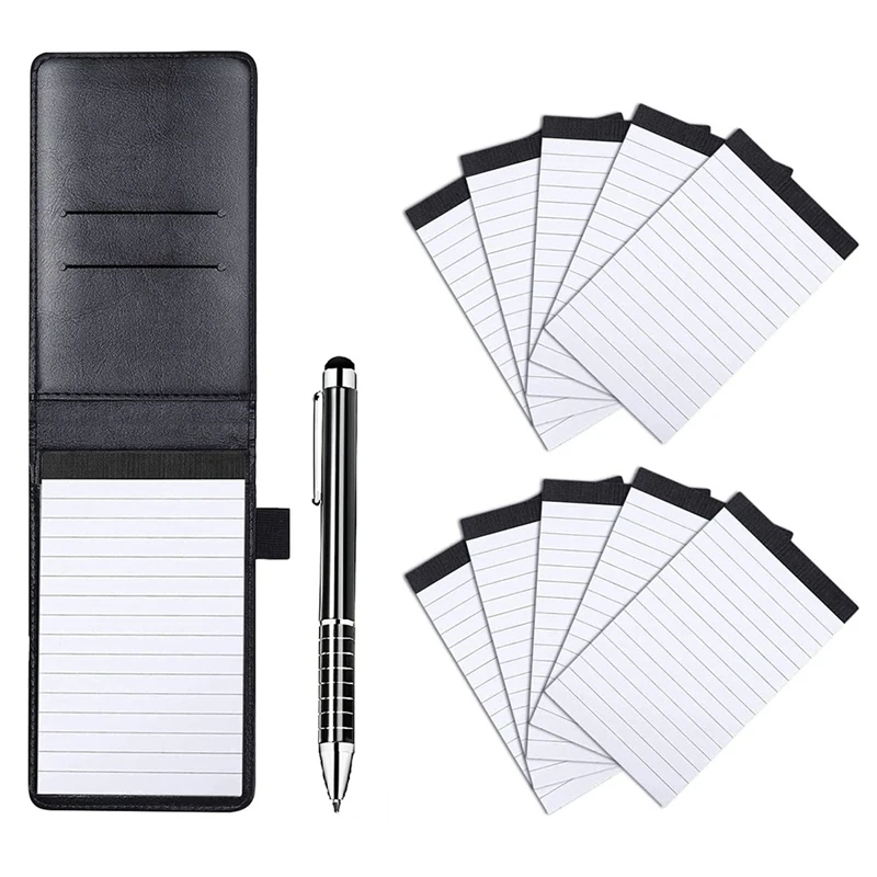 Notepad Set 3.5X5.5In Small Memo Book 3 Mini Pocket Notepads With Pens And 10 Refills For Businessmen And Students
Notepad Set 3.5X5.5In Small Memo Book 3 Mini Pocket Notepads With Pens And 10 Refills For Businessmen And Students