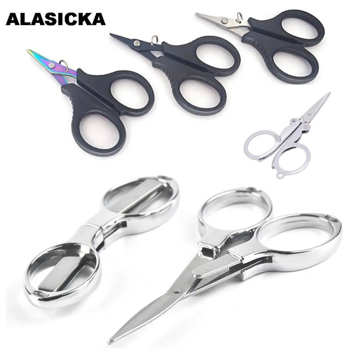 ALASICKA Fishing Scissor Fishing Line Cutter Fishing Tackle Tool Cutting Wire Foldable Carbon Steel Scissor Fishing Knot Braided
ALASICKA Fishing Scissor Fishing Line Cutter Fishing Tackle Tool Cutting Wire Foldable Carbon Steel Scissor Fishing Knot Braided