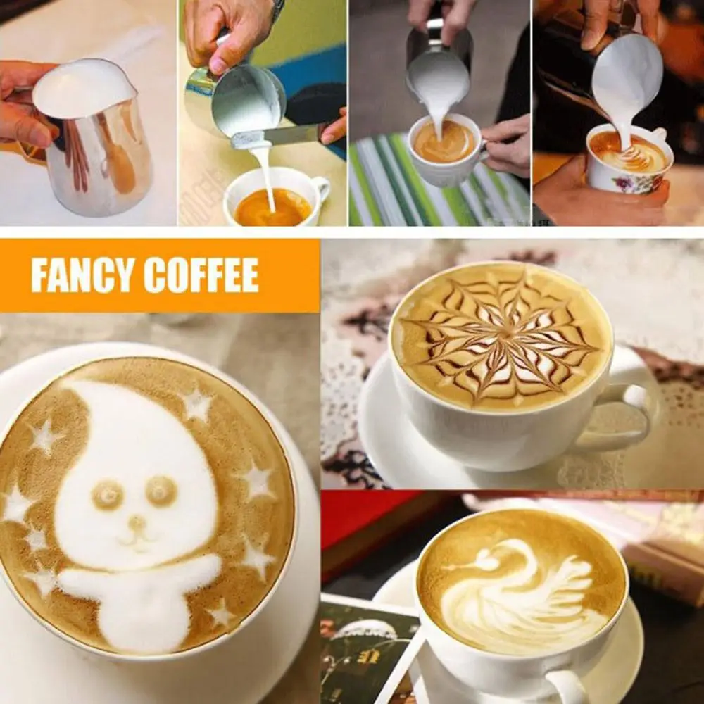 Milk Pot Coffee Pitcher Barista Craft Stainless Steel Cappuccino Milk Frother Cream Cup Durable Milk Jug Frothing Pitcher
Milk Pot Coffee Pitcher Barista Craft Stainless Steel Cappuccino Milk Frother Cream Cup Durable Milk Jug Frothing Pitcher