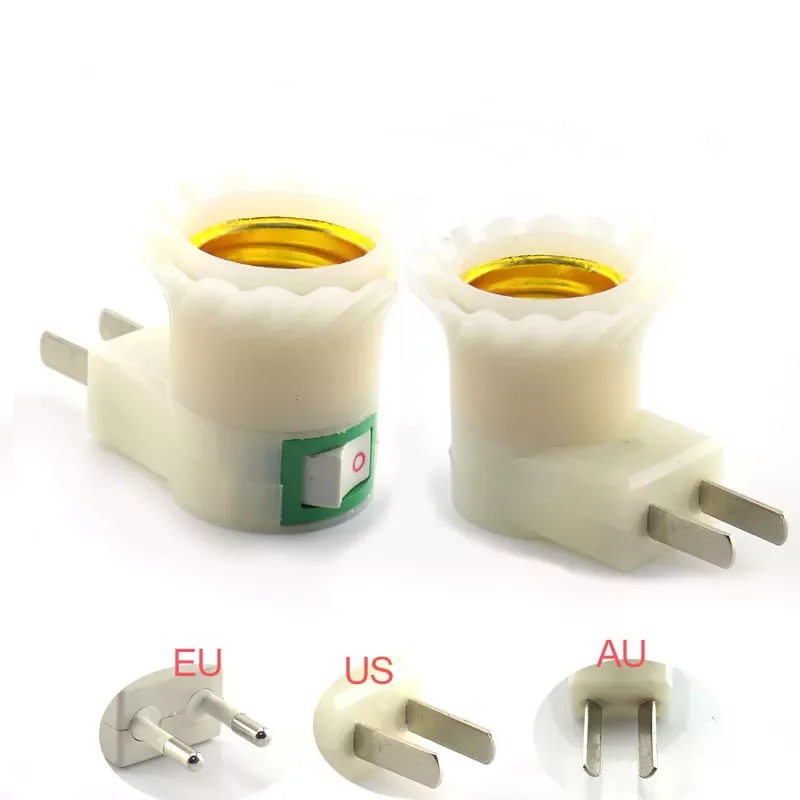 E27 Adapter Sochet Lamp Base Auto Rotating Converter for Bulb Lamps Holder Mini Stage Disco LED Light EU US AU Plug
E27 Adapter Sochet Lamp Base Auto Rotating Converter for Bulb Lamps Holder Mini Stage Disco LED Light EU US AU Plug