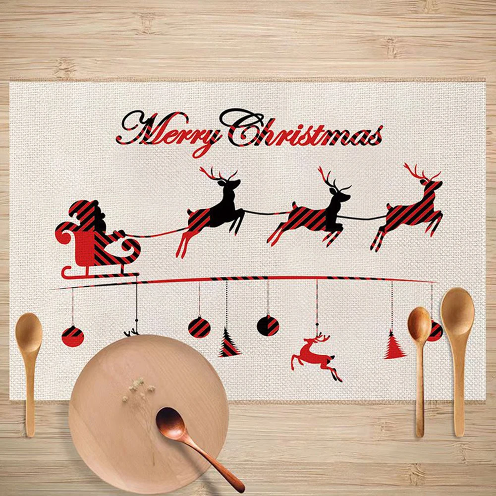 High Quality Anti Slip Placemats Christmas Party Supplies Embroidered Heat Insulated Placemats Home Decor
High Quality Anti Slip Placemats Christmas Party Supplies Embroidered Heat Insulated Placemats Home Decor