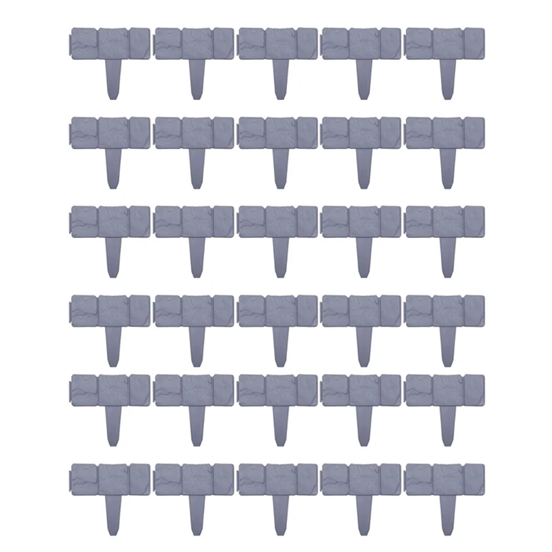 30Pcs Garden Fence Edging Cobbled Stone Effect DIY Plastic Lawn Edging Interlock Flower Bed Plant Border Decorative
30Pcs Garden Fence Edging Cobbled Stone Effect DIY Plastic Lawn Edging Interlock Flower Bed Plant Border Decorative
