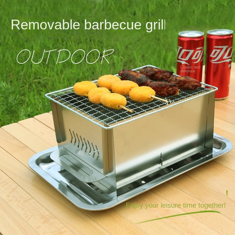Outdoor Foldable Multitool Wood Stove Picnic Portable Stainless Steel Barbecue Stove Detachable Camping Equipment
Outdoor Foldable Multitool Wood Stove Picnic Portable Stainless Steel Barbecue Stove Detachable Camping Equipment