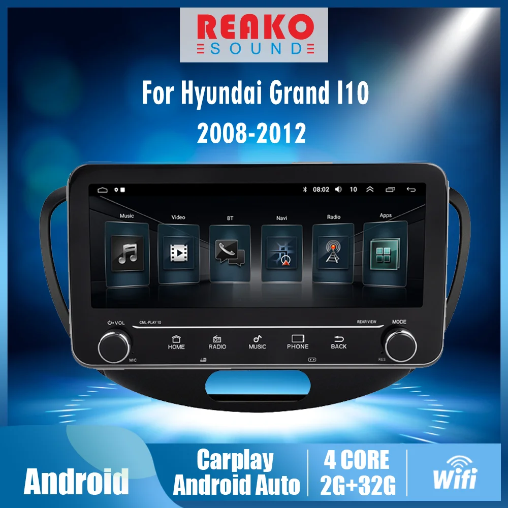 2.5D 10,25 дюймовый экран Android 4G Carplay для Hyundai Grand I10 2008-2012 автомобильный радиоприемник с навигацией gps Автомобильный мультимедийный видеоплеер
2.5D 10,25 дюймовый экран Android 4G Carplay для Hyundai Grand I10 2008-2012 автомобильный радиоприемник с навигацией gps Автомобильный мультимедийный видеоплеер